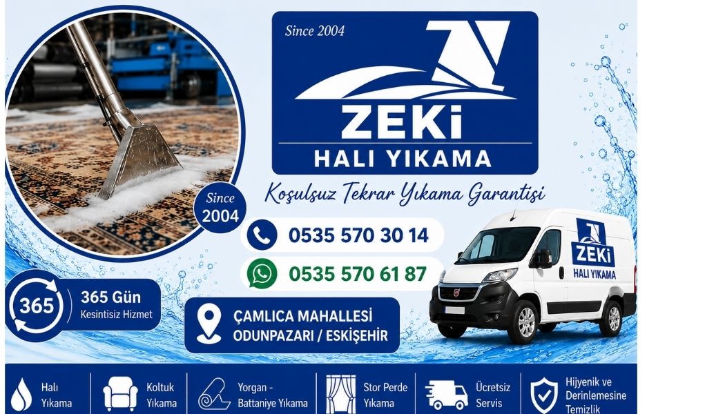 Odunpazarı Çamlıca Mahallesi halı yıkama